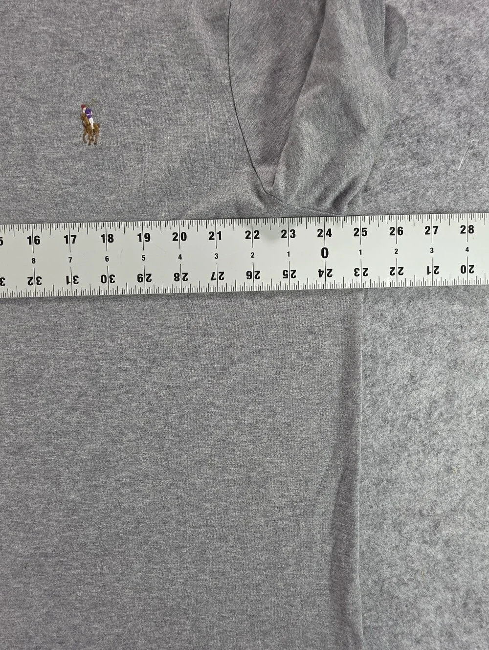 Ralph Lauren Gray Polo Shirt with Flesh Pony Pima Cotton Sz 2XL